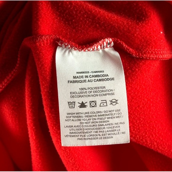 SMU Mustangs Basketball Sweatshirt Mens Small Red Team Player Issued Lightweight - Picture 10 of 10